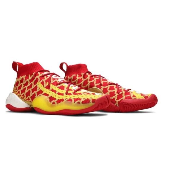 NWT Adidas Pharrell x Crazy BYW "Chinese New Year" Shoes Men's Size‎ 10.5